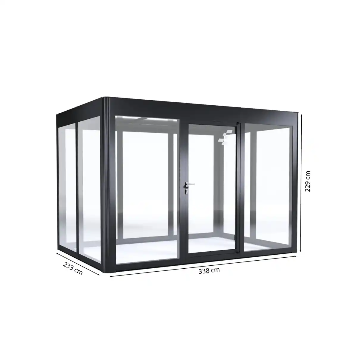 Bild 3 von SunElements Gartenhaus SunGarden Infinity 3.2 Anthrazit-Metallic 7,8 m²