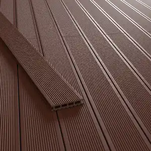 Kovalex WPC Terrassendiele Braun Matt 2,6 cm x 14,5 cm x 300 cm