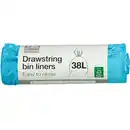 Bild 1 von Zugbandbeutel - Blau, Blau, 38 L