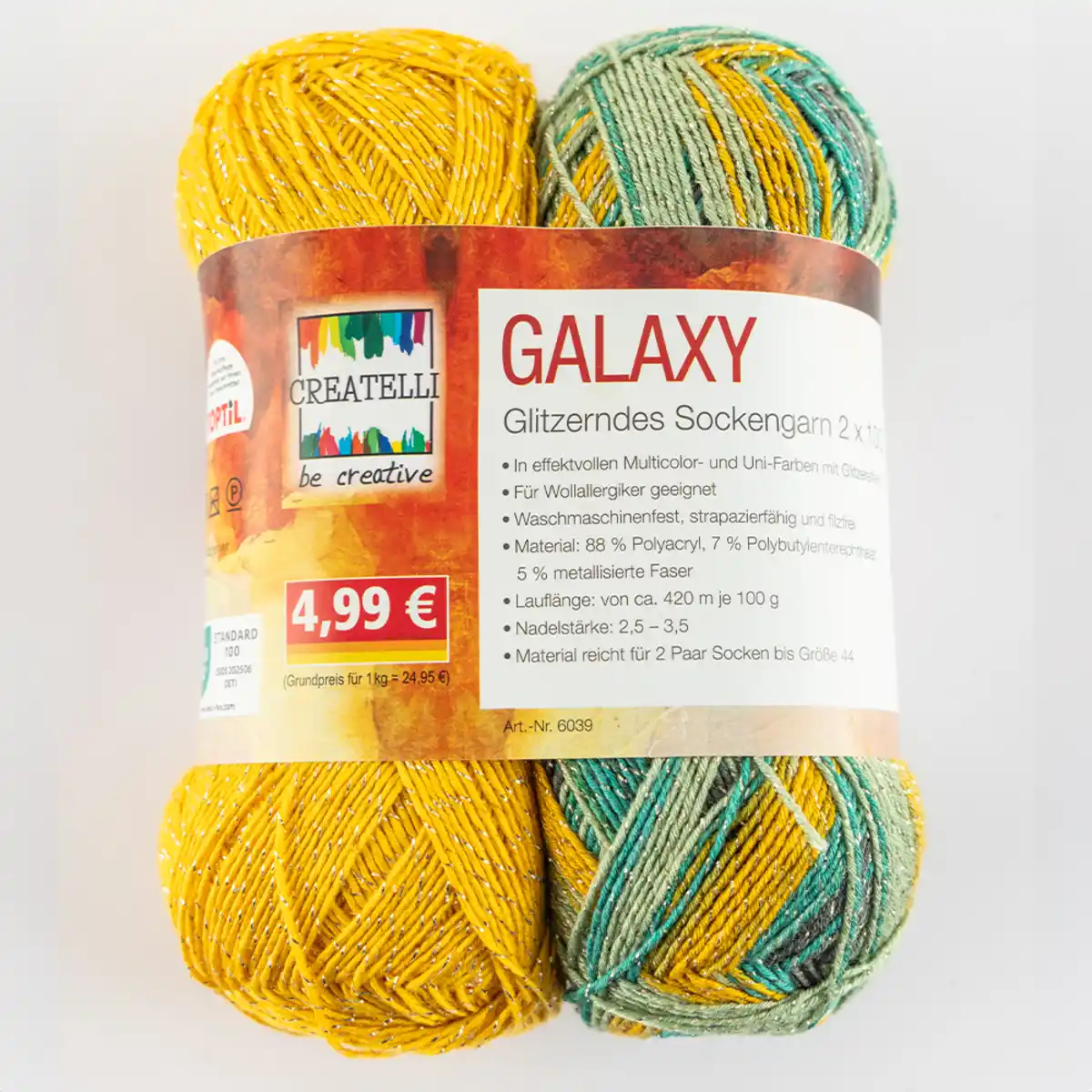 Bild 3 von Glitzer Sockenwolle "Galaxy"