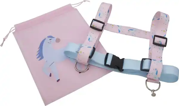 Bild 2 von IDEENWELT Pferdegeschirr für Kinder rosa