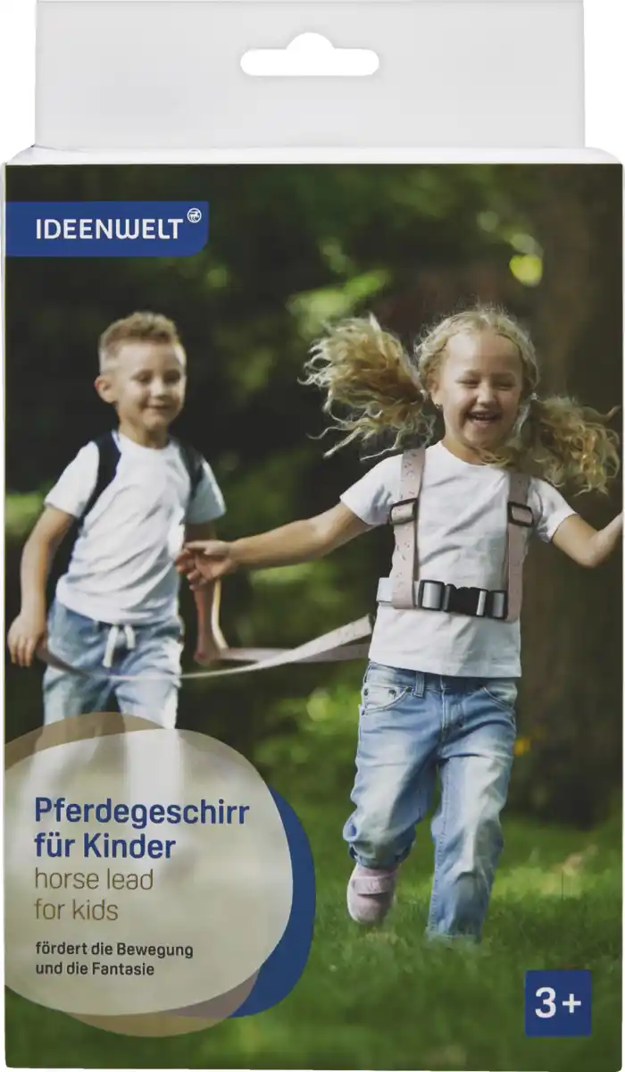 Bild 1 von IDEENWELT Pferdegeschirr für Kinder rosa