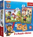 Bild 1 von Trefl 2 x Puzzle + Memo Paw Patrol