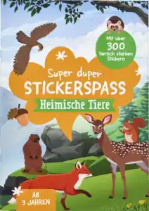 IDEENWELT Stickerbuch Heimische Tiere