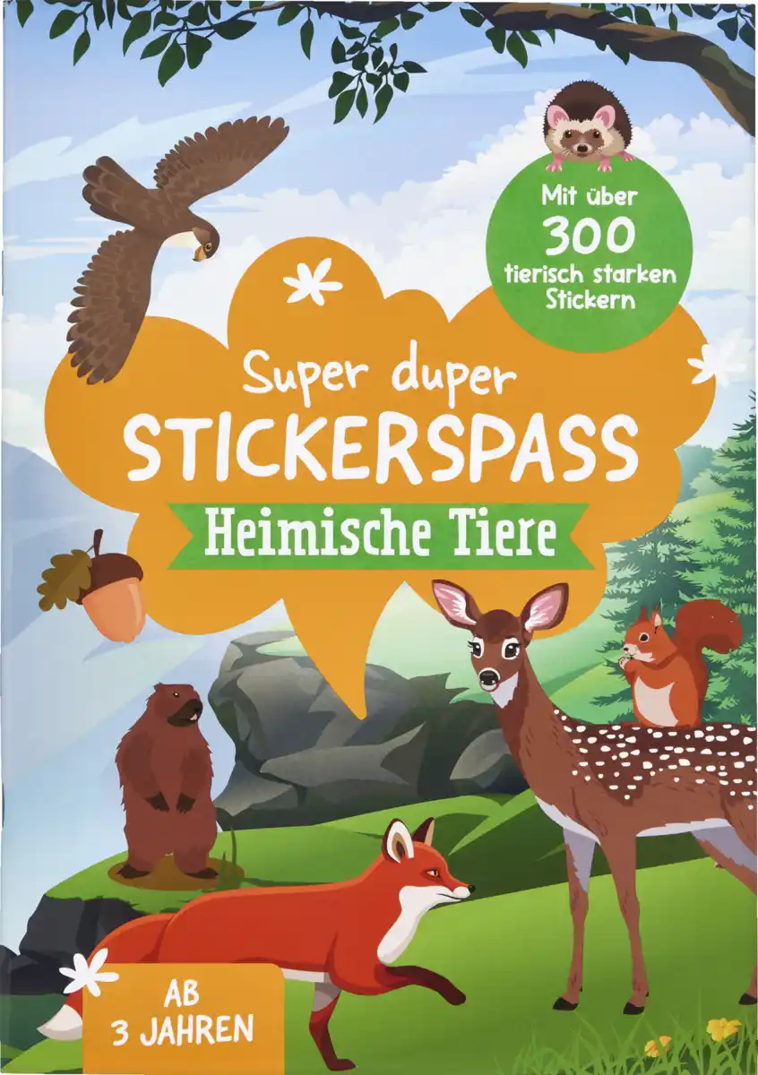 Bild 1 von IDEENWELT Stickerbuch Heimische Tiere