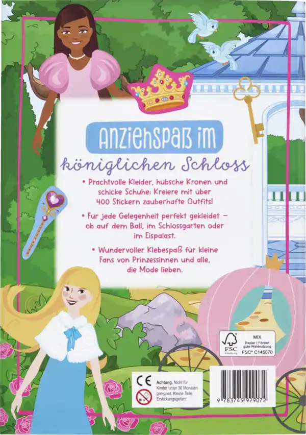 Bild 2 von IDEENWELT Anziehpuppen Prinzessinnen