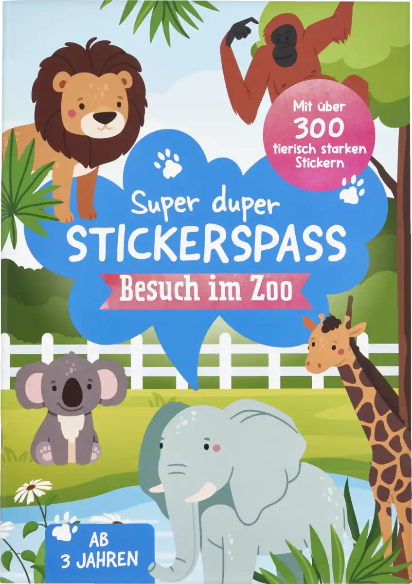 Bild 1 von IDEENWELT Stickerbuch Besuch im Zoo