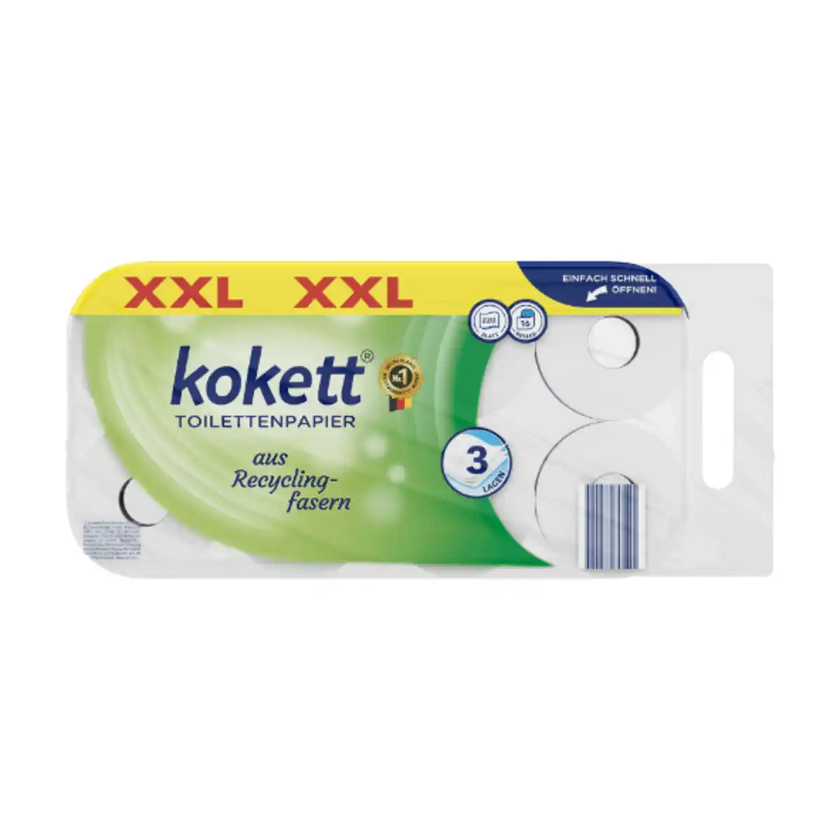 Bild 1 von KOKETT Recycling-Toilettenpapier XXL 220Blatt