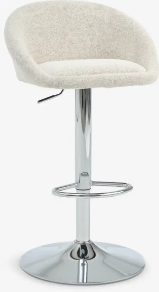Bild 1 von Barstuhl TAULOV beige Stoff/chrom