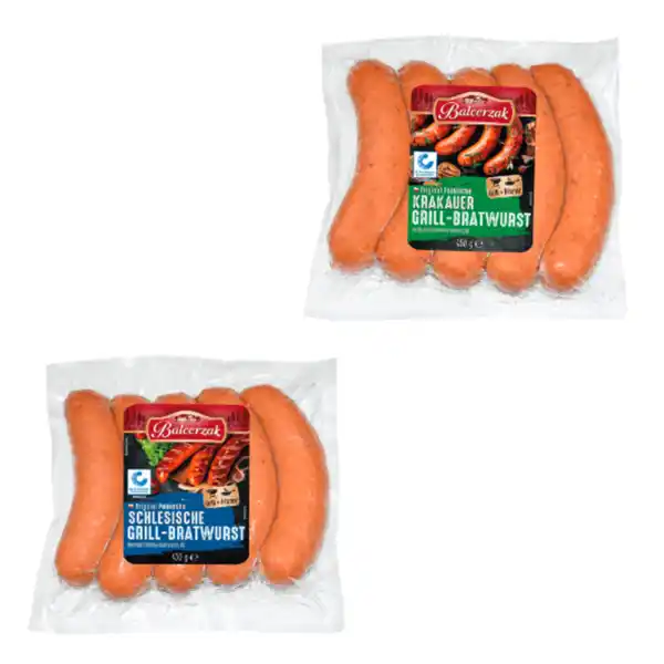 Bild 1 von BALCERZAK Polnische Grill-Bratwurst 450g
