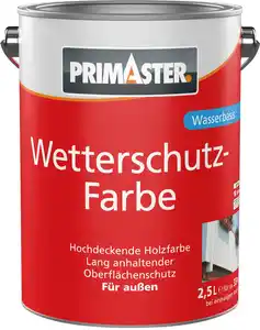Primaster Wetterschutzfarbe 2,5 L anthrazitgrau