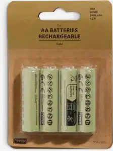 Akku-Batterie wiederaufladbar EIK AA 4Stk/Pck