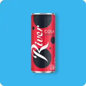 RIVER Cola oder Cola Zero, Koffeinhaltiges Erfrischungsgetränk