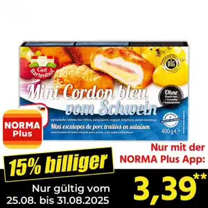 Gut Bartenhof Mini Schnitzel Schwein / Mini Cordon bleu