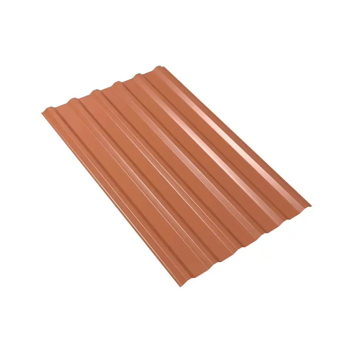 Bild 1 von Weckman Trapezblech 120 x 77,6 cm 0,5 mm ziegelrot