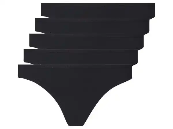 Bild 1 von esmara® Damen Strings, 5 Stück, hoher Baumwollanteil
