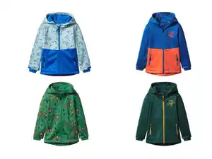 lupilu® Kinder Softshelljacke, aus 3-lagigem Softshell-Material, gefüttert