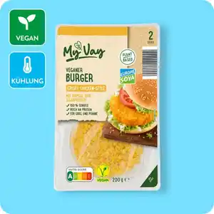 MYVAY Veganer Burger, Crispy Chicken-Style
