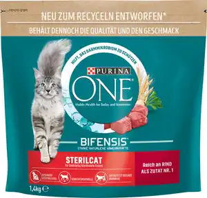 Purina One Sterilcat reich an Rind 1,4 kg