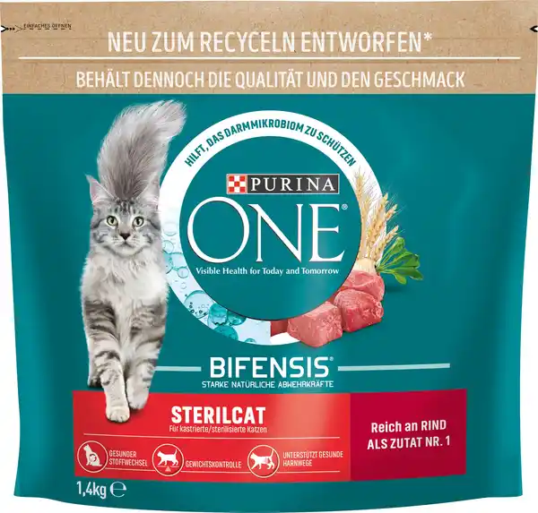 Bild 1 von Purina One Sterilcat reich an Rind 1,4 kg