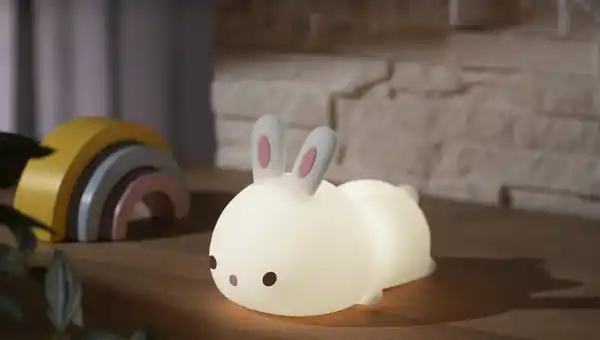 Bild 2 von IDEENWELT LED-Nachtlicht Hase