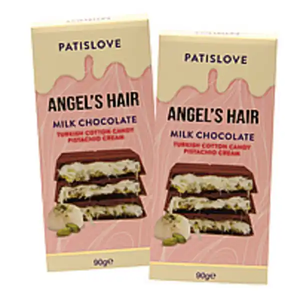 Bild 1 von Angels Hair Milk Chocolate - Vollmilchschokolade mit Pistazi...