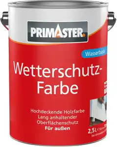Primaster Wetterschutzfarbe 2,5 L basaltgrau