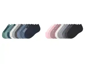 lupilu® Kinder-Sneakersocken, 10 Paar, mit Bio-Baumwolle