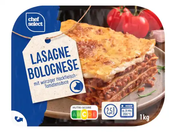 Bild 1 von Chef Select Lasagne Bolognese,  1 kg