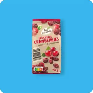 FARMER NATURALS Cranberries, Gezuckert und getrocknet