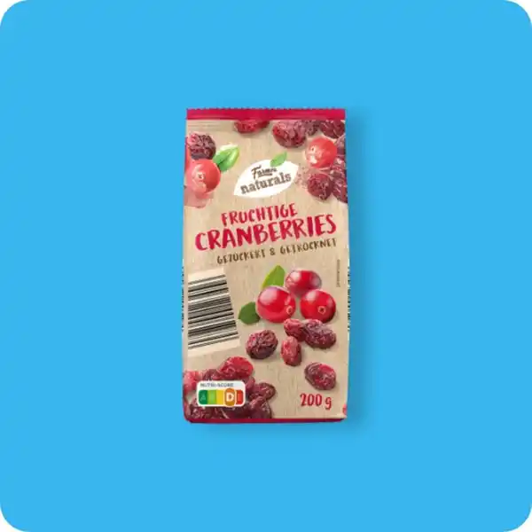 Bild 1 von FARMER NATURALS Cranberries, Gezuckert und getrocknet