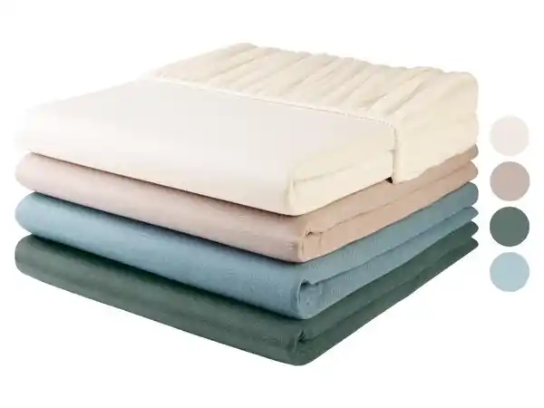 Bild 1 von LIVARNO home Jersey-Spannbettlaken 140-160 x 200 cm