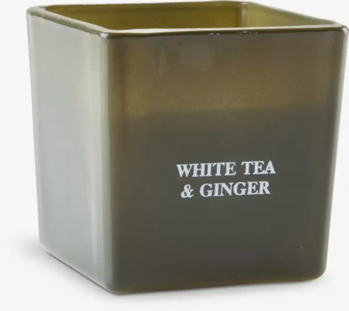 Bild 1 von Duftkerze EGON B8xL8xH8cm Olivgrün Glas