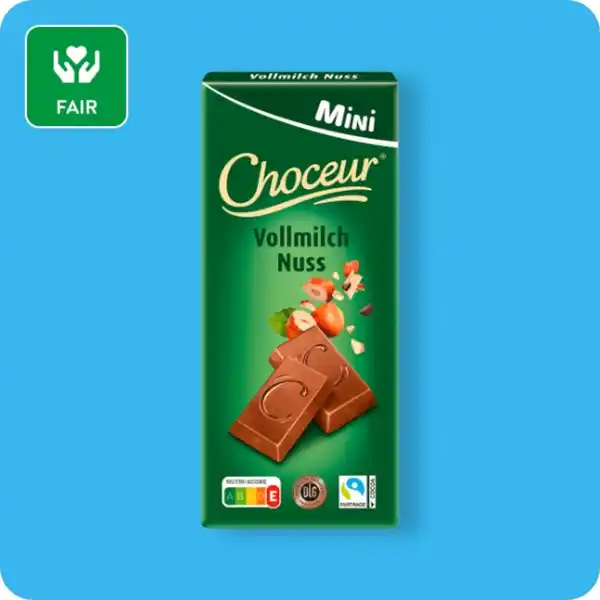 Bild 1 von CHOCEUR Mini-Tafeln, Verschiedene Sorten