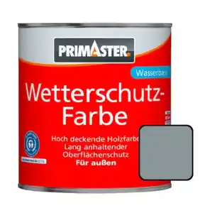 Primaster Wetterschutzfarbe 2,5 L silbergrau