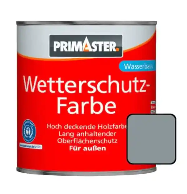 Bild 1 von Primaster Wetterschutzfarbe 2,5 L silbergrau
