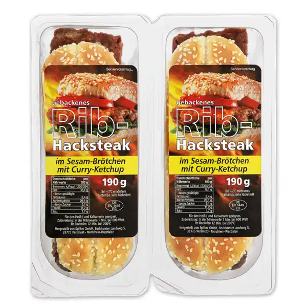 Bild 1 von Spilker Gebackenes Rib-Hacksteak