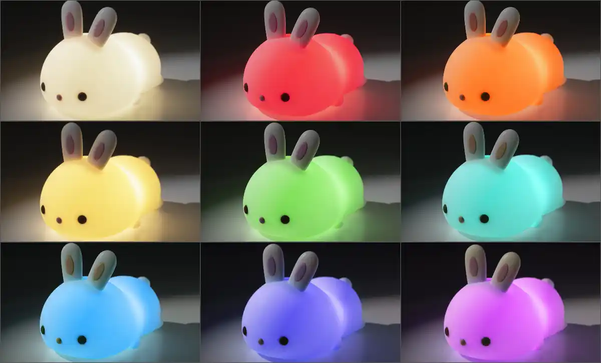 Bild 3 von IDEENWELT LED-Nachtlicht Hase