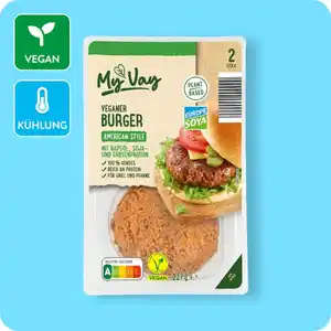 MYVAY Veganer Burger, American-Style
