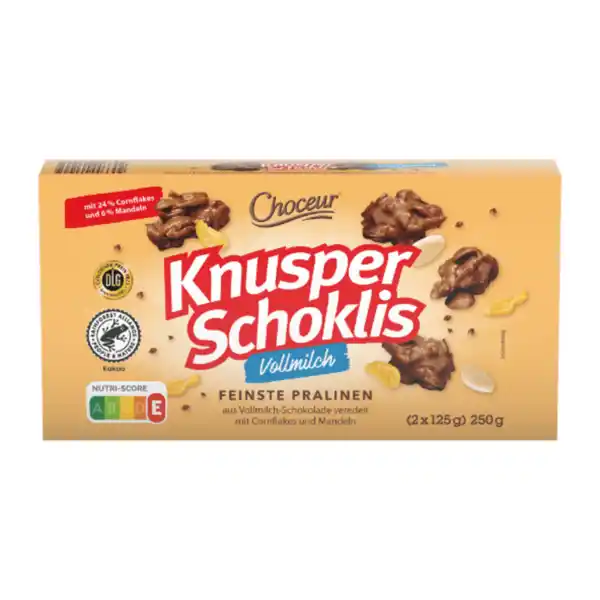 Bild 1 von CHOCEUR Knusper-Schoklis 250g