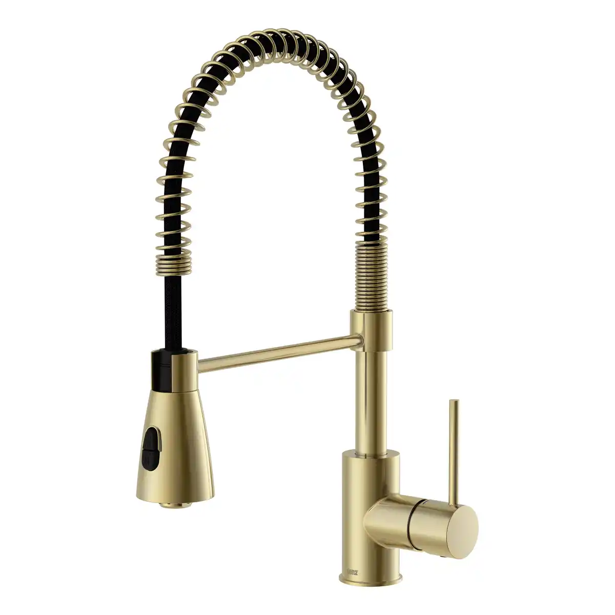 Bild 1 von Lenz Küchenarmatur 'Kalani²' matt gold mit Pendelbrause