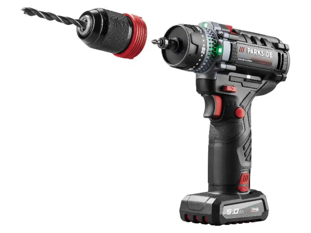 Bild 2 von PARKSIDE PERFORMANCE® 12 V / 5 Ah Akku-Bohrschrauber Starterset »PPBSSA 12 A1«, mit Akku und Ladegerät