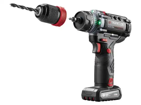 Bild 2 von PARKSIDE PERFORMANCE® 12 V / 5 Ah Akku-Bohrschrauber Starterset »PPBSSA 12 A1«, mit Akku und Ladegerät