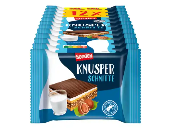 Bild 1 von XXL Sondey Knusper-Schnitte,  300 g