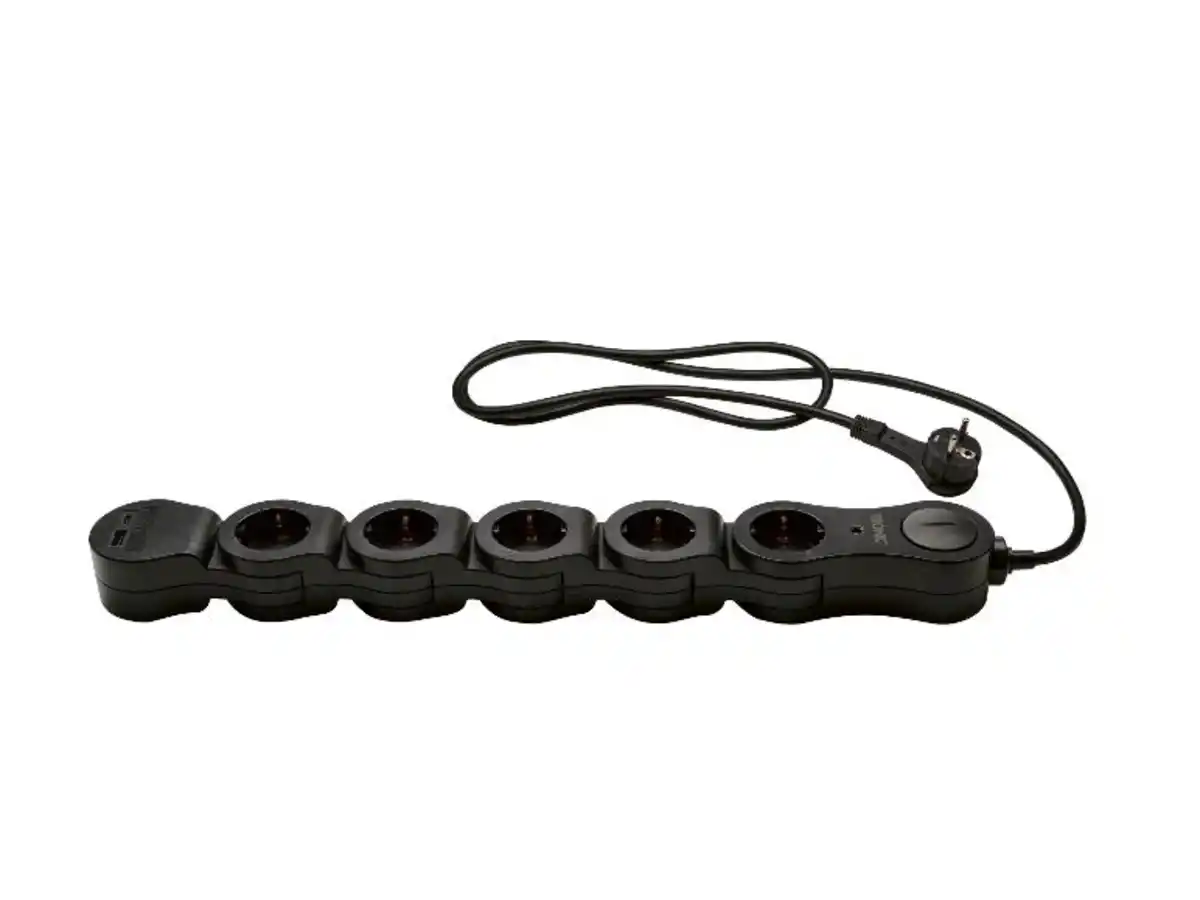 Bild 2 von TRONIC® Steckdosenleiste wendig inkl USB