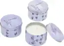 Bild 2 von IDEENWELT Duftkerzen in Metalldosen Lavendel 3er-Set