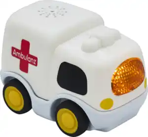 IDEENWELT Auto mit Licht und Sound Krankenwagen