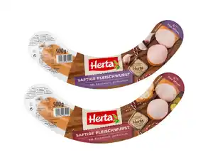 Herta Saftige Fleischwurst,  500 g