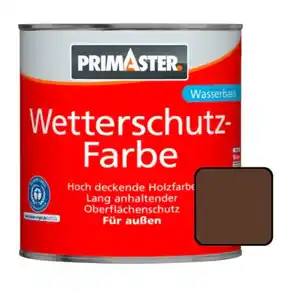 Primaster Wetterschutzfarbe 2,5 L dunkelbraun
