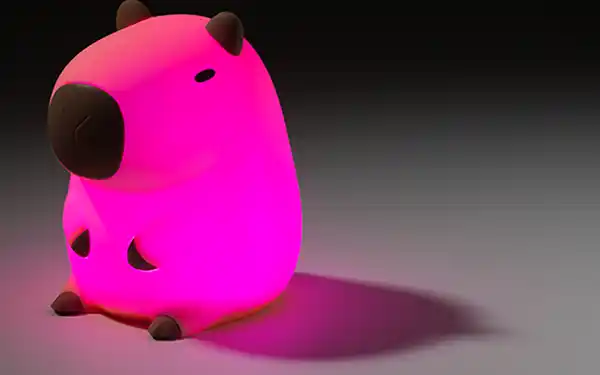 Bild 3 von IDEENWELT LED-Nachtlicht Capybara